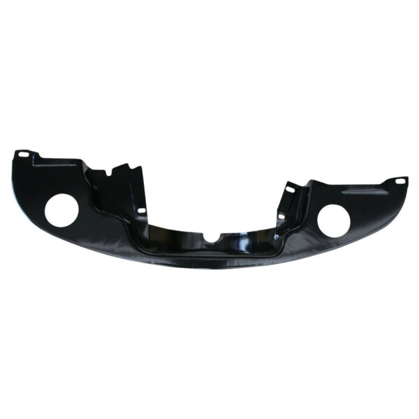 Plaat achter motor,, met verwarming / zonder voorverwarming (zwart)