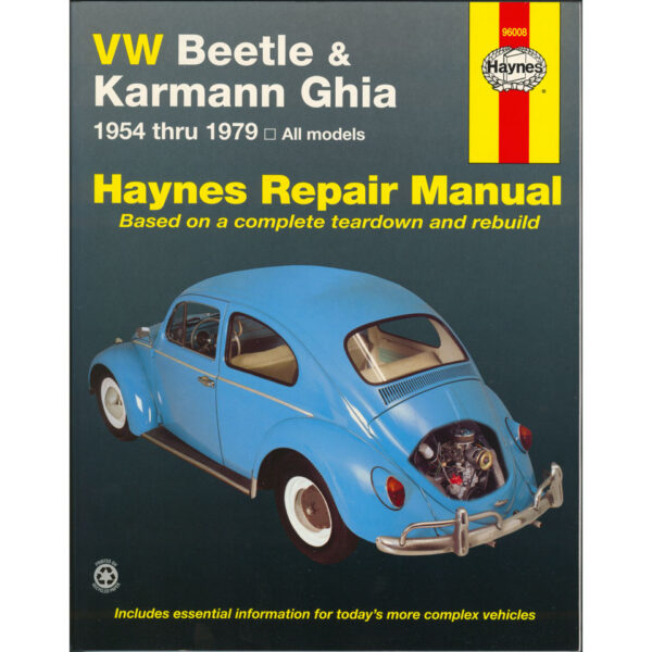 VW Beetle ,  Karmann Ghia Manual, Engels, Freund Ken, Stubblefield Mike, John H Haynes