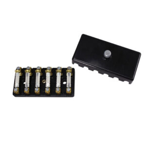 11851 Zekeringsdoos bakeliet voor 6 zekeringen