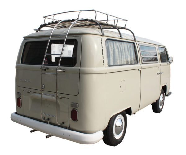 Ladder aan achterzijde voor bagagerek, RVS