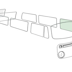 11964 Deurruit links, groen