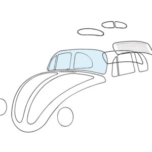 11986 Voorruit blank