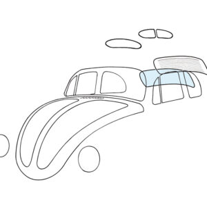 11990 Achterruit, niet verwarmd