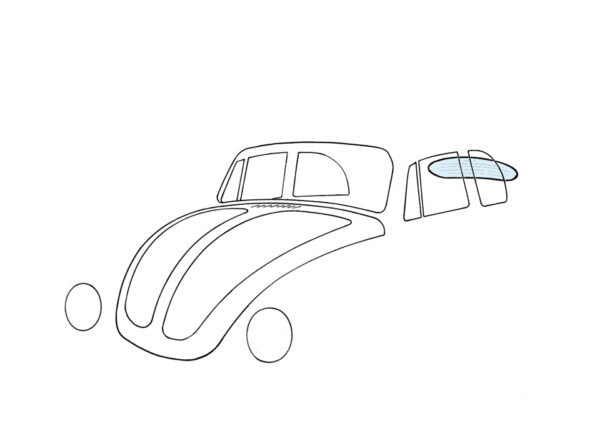 Achterruit kever cabrio verwarmd