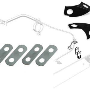 1269-225 Remleiding klem set (veerplaat)