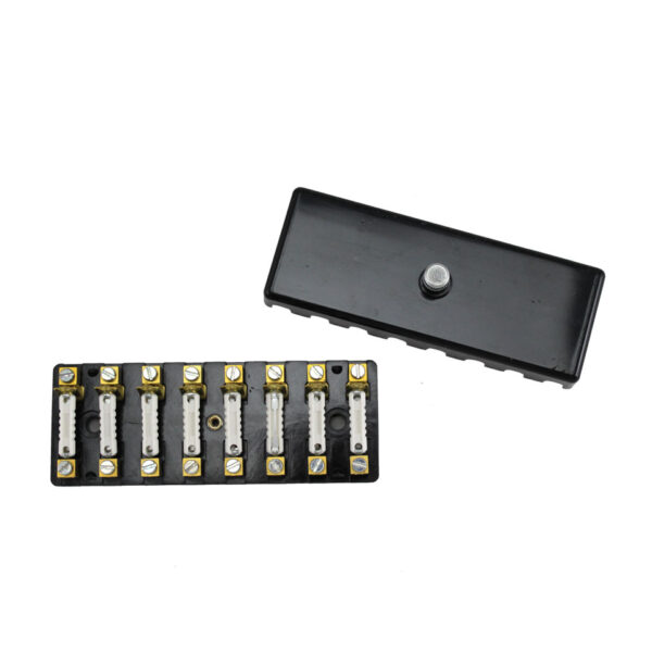 Zekeringsdoos bakeliet voor 8 zekeringen