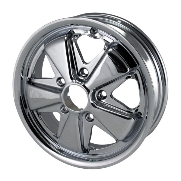 Velg 911 stijl , chroom, 5 gaats (5x130), 5.5 x 15", ET +45