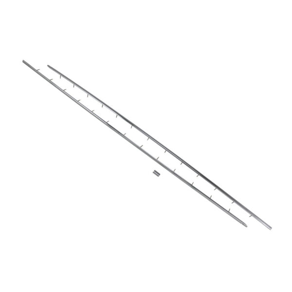 Nagelsierlijst cabrio (chroom staal) achteraan onder achterruit