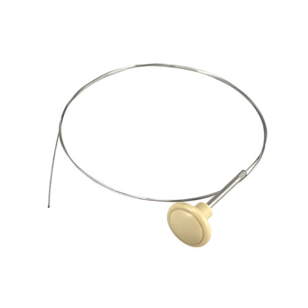 Voorkofferkabel, ivoorkleurige knop