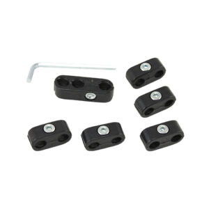 Bougiekabelklemmen, zwart