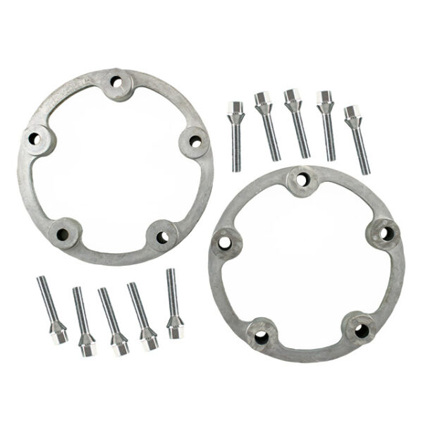 Spoorverbreders 5-gaats , 1 inch (25.4 mm) breed, lang, alu velg