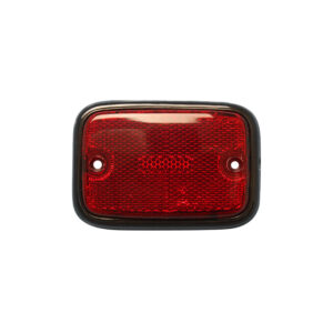 Zijreflector achteraan - rood-zwart