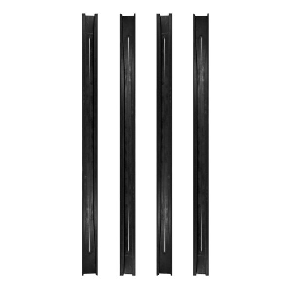 Zetelgeleiding T profiel, verkocht per 4 stuks