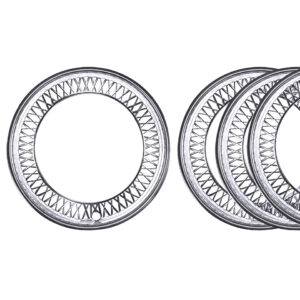 19126 Velg sierringen 'Flat4' "15 5x205 (4 st)