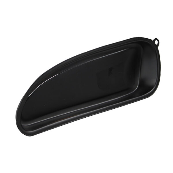 Opvangbakje achter rooster rechts