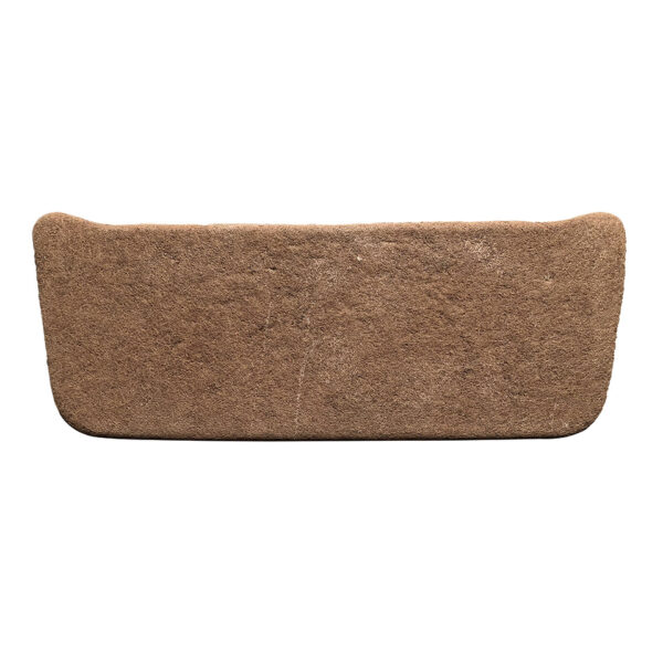 Zetelvulling rug, achteraan