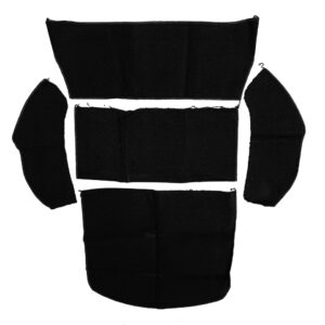 19659 Tapijtset bagageruimte, zwart