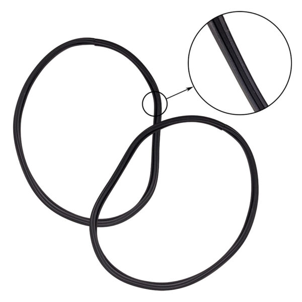 Rubber rond koplampglas