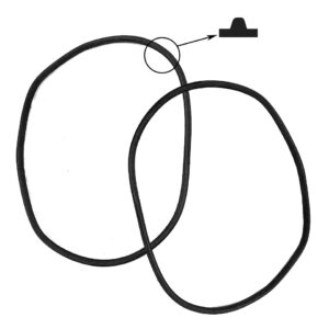 19688 Rubber tussen spatbord en koplamp