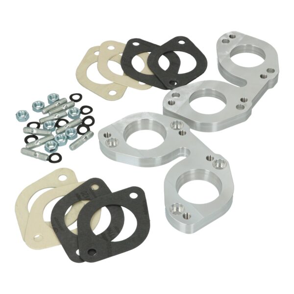 Adapter Solex - 'Weber' IDF Porsche356, per paar