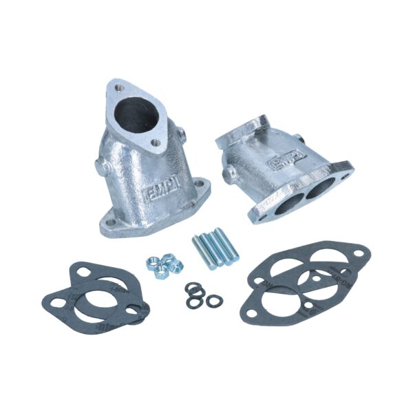 Inlaatcollectors voor 'Weber' ICT carburatoren, dubbelpoorts