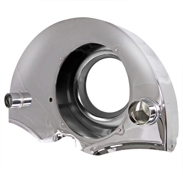 Koelkap met verwarming, zonder oliekoeler, chroom