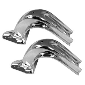 2302 Scharnierhouders motorklep, chroom