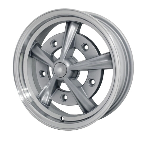 2577 Velg Rader, gepolijst/zilver, 5-gaats (5x205), 5 x 15", ET +20
