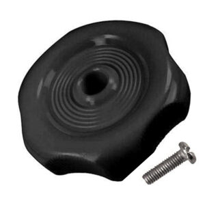 29599 Draaiknop Westfalia louvre raam (zwart)