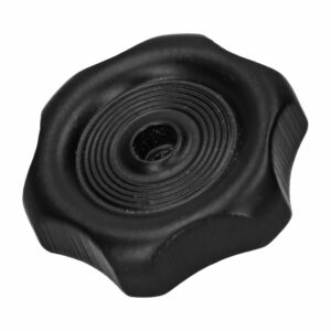 29600 Draaiknop Westfalia louvre raam (zwart), metaal