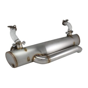 3280-200.1 Uitlaat, Vintage Speed, met voorverwarming, inox