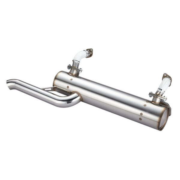 Uitlaat 'Vintage Speed' zonder voorverwarming, inox - standaard pijp 'Super Flow'