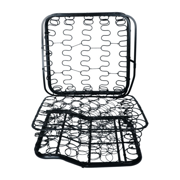 Zetelframe vooraan passagier, walkthrough zit + rug