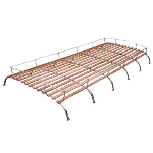 4870-224 Bagagerek op dak 6 bogen, RVS