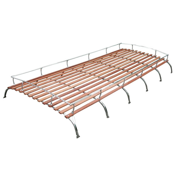 Bagagerek op dak 6 bogen, RVS