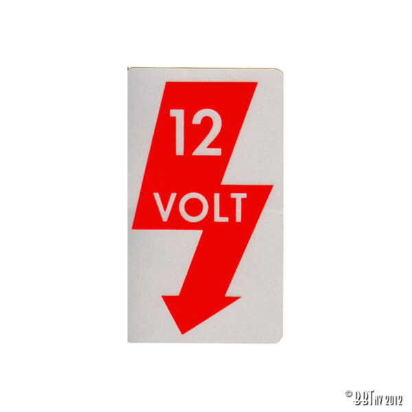 Sticker 12V