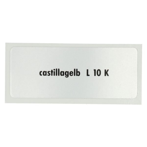 Sticker L 10 K, Castillian Yellow