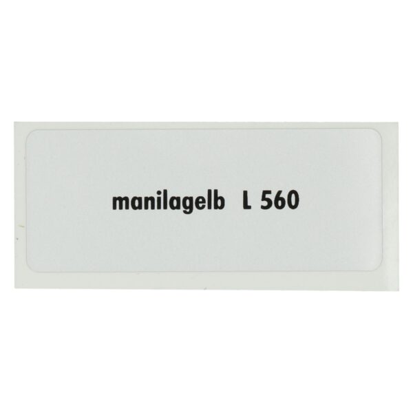Sticker L 560, Manilla yellow