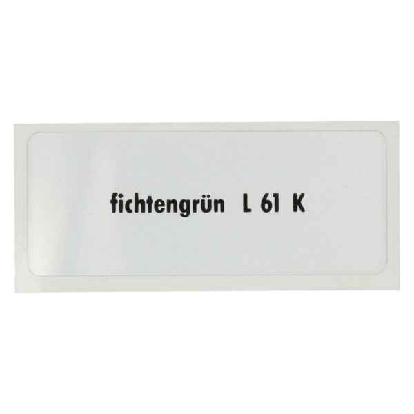 Sticker L 61 K, Pine green