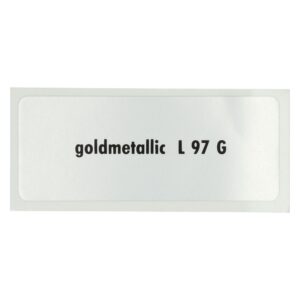 Sticker L 97 G, Gold metallic