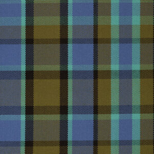 Westfalia bekleding, blauw/groen (per meter)