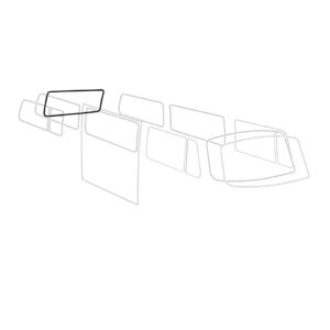 7407 Achterruitrubber, per stuk