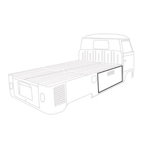 7448 Zijlaaddeurrubber Pick Up, links of rechts, Compleet voor een deur