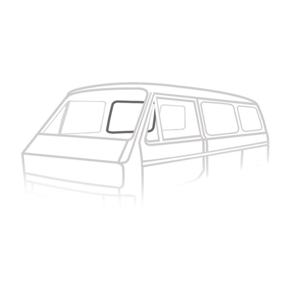 Raamrubber schuifdeur 'Deluxe' (plastik sierlijst)