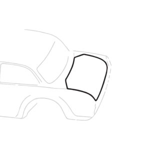 7860 Achter kofferrubber - Notchback