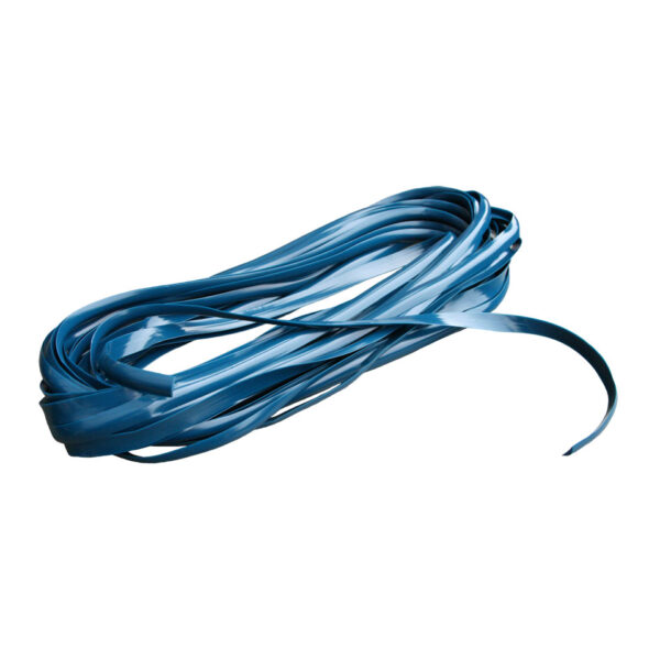 Rubber in Samba sierlijst, zeeblauw