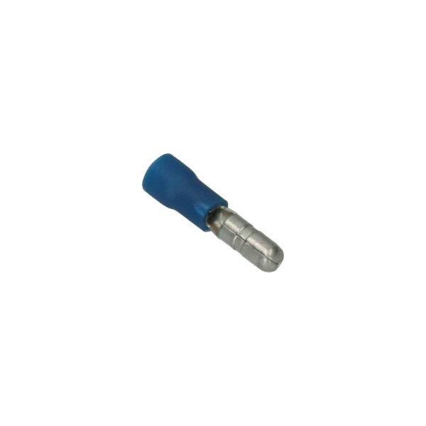 Kabelschoen blauw, ronde stekker 4mm