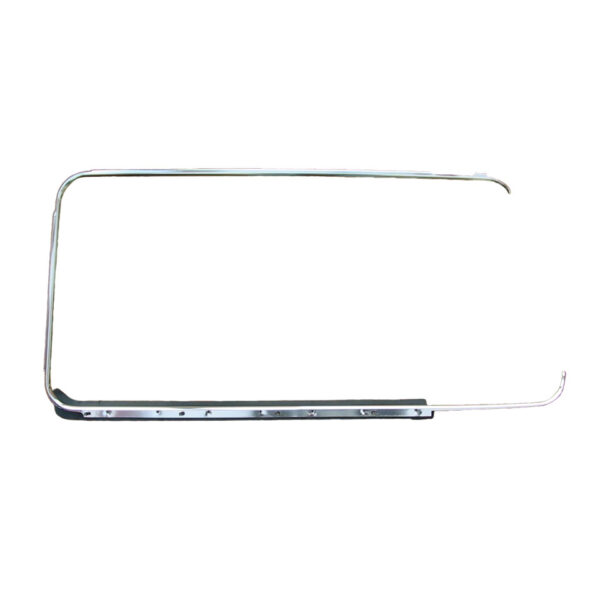 Ruitlikker buitenkant chroom + rubber, rechts, per stuk, Duitse kwaliteit