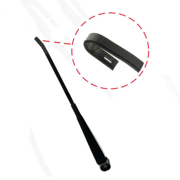 Ruitenwisserarm, zwart, per stuk, links