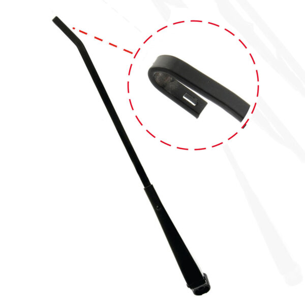 Ruitenwisserarm, zwart, per stuk, rechts